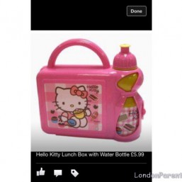 Kids lunchbox with water bottle 