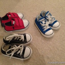 Baby boys shoes size infant 5 excellent condition Ralph Lauren convers 